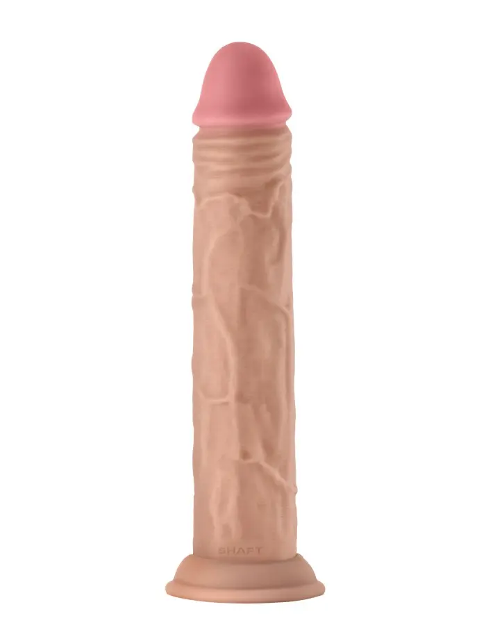 Shaft - Model J 9.5 Inch Liquid Silicone Dong -  Pine
