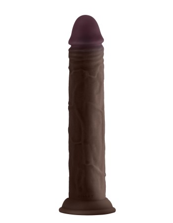 Shaft - Model J 9.5 Inch Liquid Silicone Dong -  Mahogany