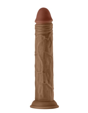 Shaft - Model J 9.5 Inch Liquid Silicone Dong - Oak