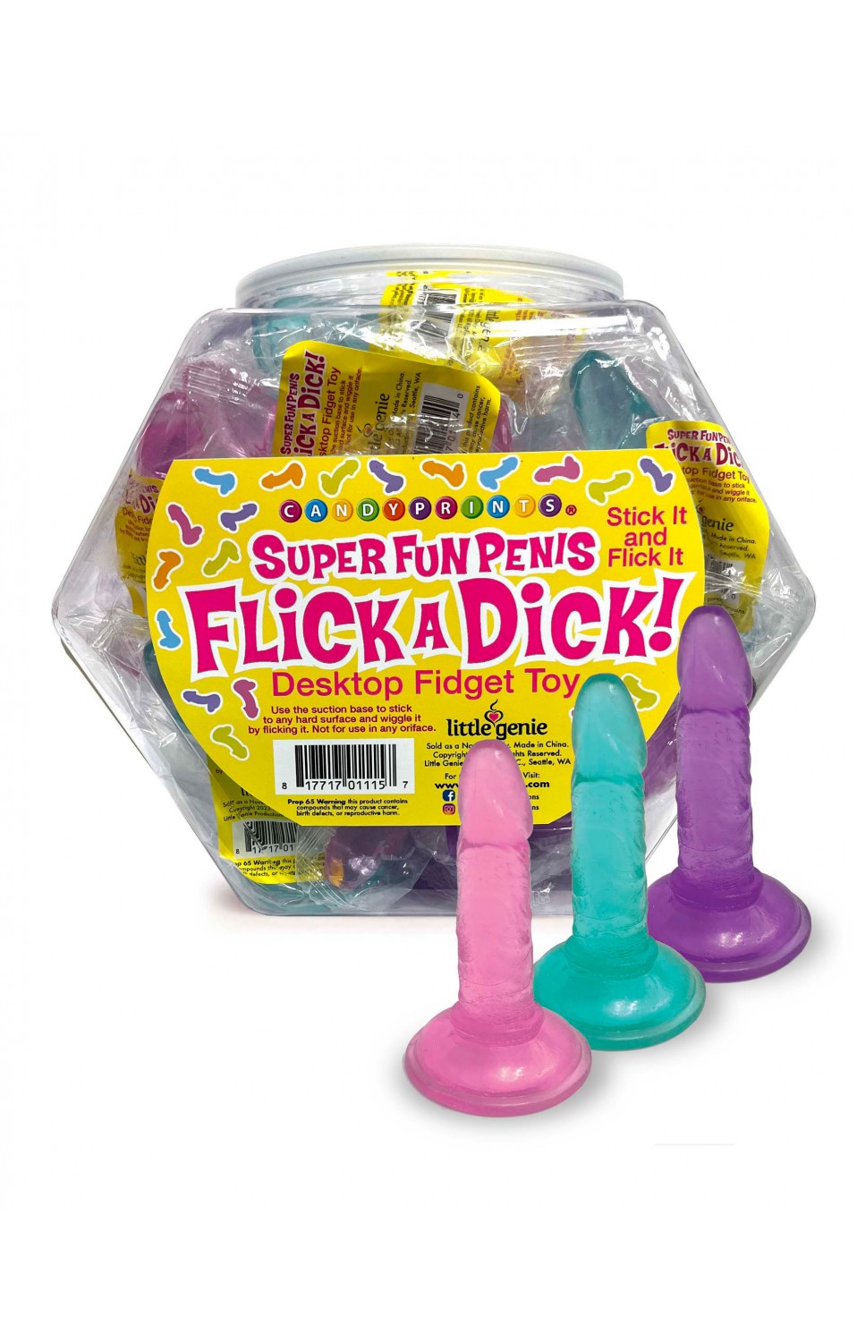 Flick a Dick - Desktop Fidget Toy - Display of 24 - LG-CP1115