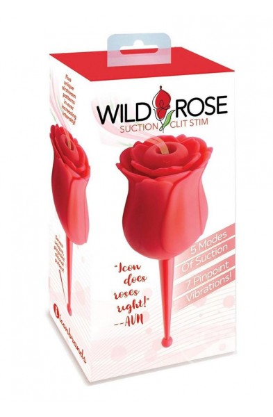 Wild Rose Le Point Suction/stim - Red