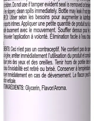 Wet Warming Fun Flavors - Passion Fruit - 4 in 1 Lubricant 1 Oz