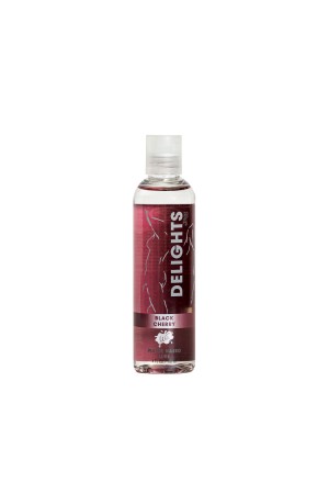 Delight Water Based - Black Cherry - Flavored Lube 4 Oz