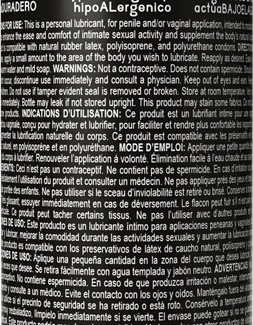 Wet Platinum - Luxury Silicone Based Lubricant 8 Oz