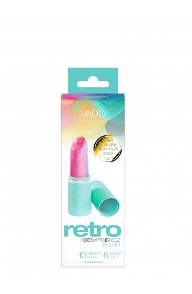 Retro Rechargeable Bullet - Turquoise