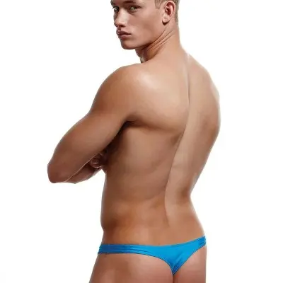 Low Rise Thong - Medium/large - Blue