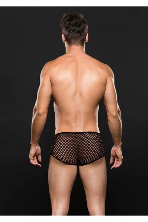 Modern Fishnet Trunk - Medium/large - Black