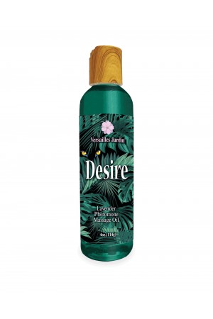 Desire Pheromone Massage Oil 4 Oz - Lavender