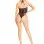 Seamless Heart Net Keyhole Halter - One Size -  Black