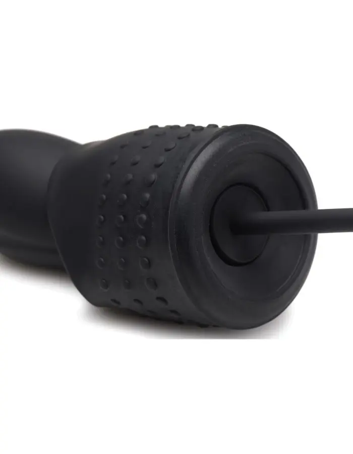 10x Vibrating Penis Head Teaser With Urethral Sounds - Black