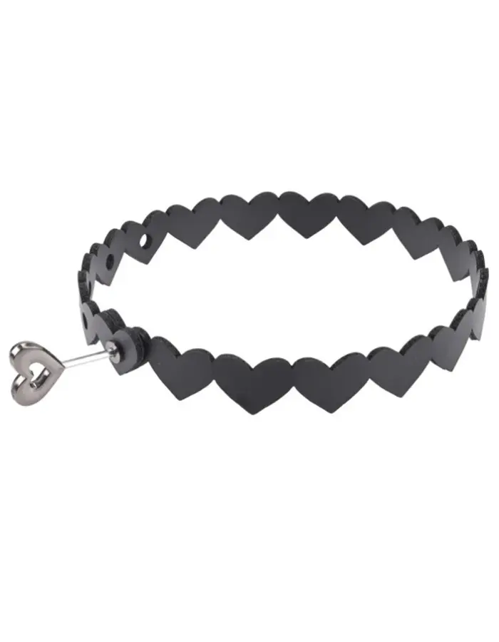 Heart Day Collar - Black