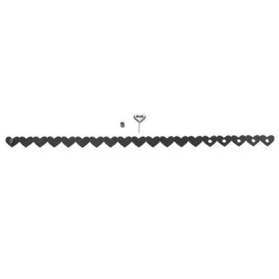 Heart Day Collar - Black