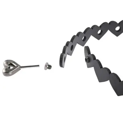 Heart Day Collar - Black