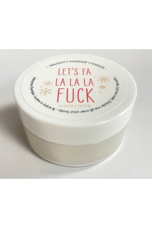 Let's Fa La La La Fuck Massage Candle - Sugar Cookie 1.7 Oz