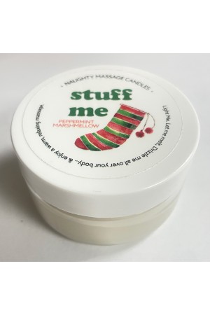 Stuff Me Massage Candle - Peppermint Marshmallow 1.7 Oz