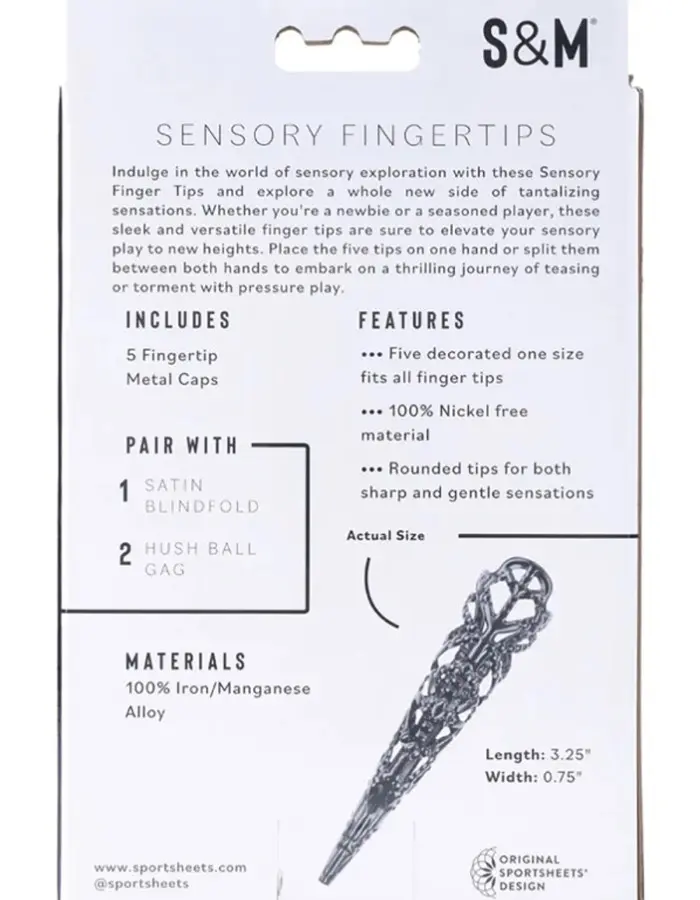 Black Sensory Fingertips
