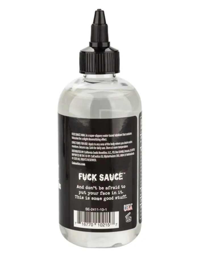 Fuck Sauce Anal Numbing Lubricant - 8 Fl. Oz.