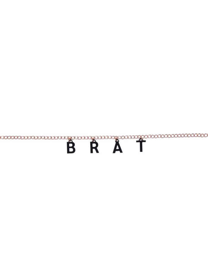 Brat Charmed Nipple Clamps - Rose Gold