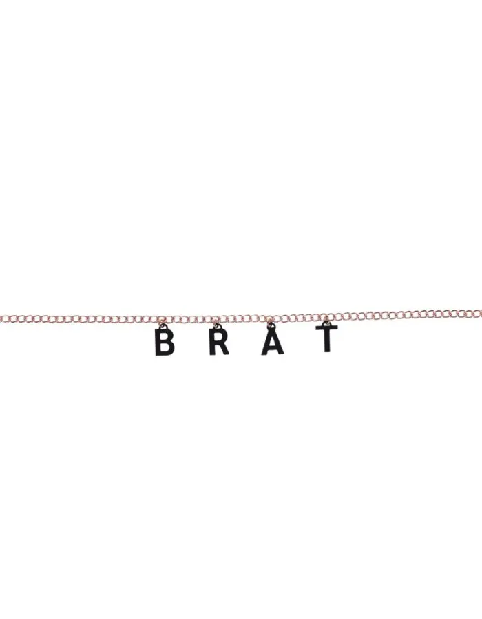Brat Charmed Nipple Clamps - Rose Gold