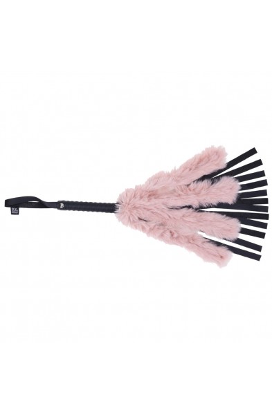 Brat Faux Fur Flogger - Pink/black