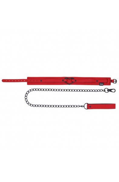 Amor Collar and Leash - Red