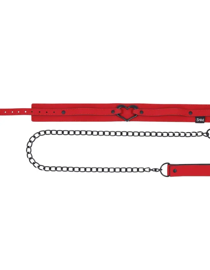 Amor Collar and Leash - Red