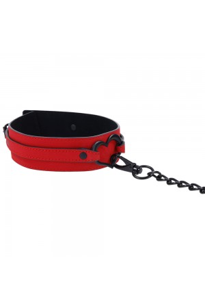 Amor Collar and Leash - Red