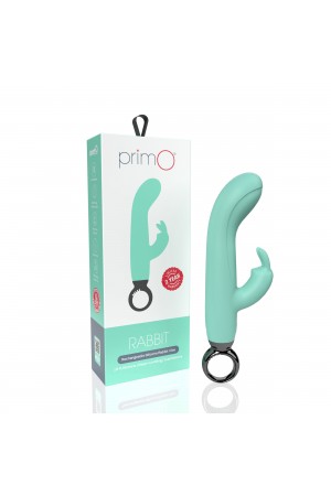 Primo Rabbit Rechargeable Vibrator - Kiwi