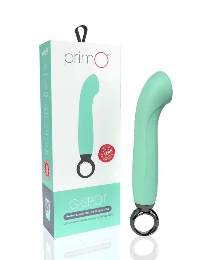 Primo G-Spot Rechargeable Vibrator - Kiwi