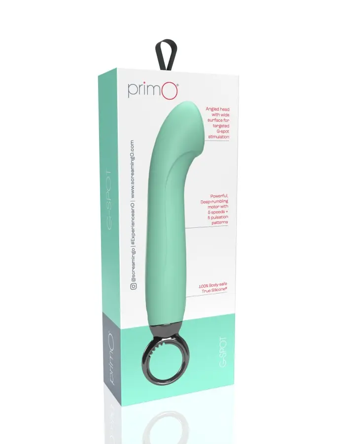 Primo G-Spot Rechargeable Vibrator - Kiwi