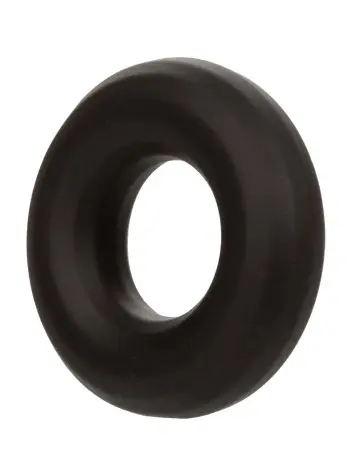 Alpha Liquid Silicone Prolong Medium Ring - Black