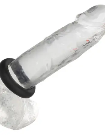 Alpha Liquid Silicone Prolong Medium Ring - Black