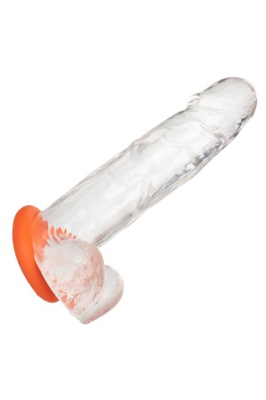 Alpha Liquid Silicone Prolong Large Ring - Orange