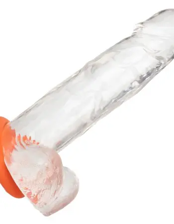 Alpha Liquid Silicone Prolong Large Ring - Orange