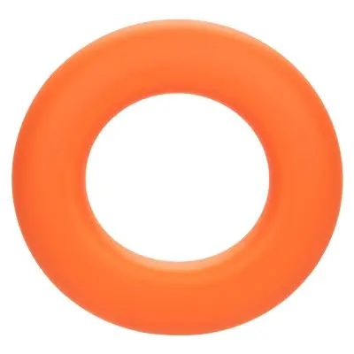 Alpha Liquid Silicone Prolong Large Ring - Orange
