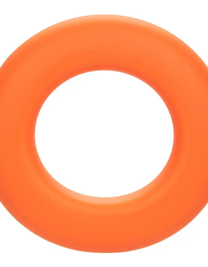 Alpha Liquid Silicone Prolong Large Ring - Orange