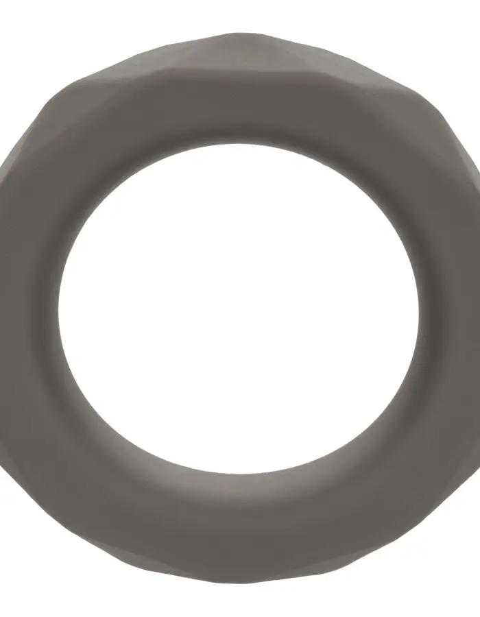 Alpha Liquid Silicone Prolong Prismatic Ring - Gray