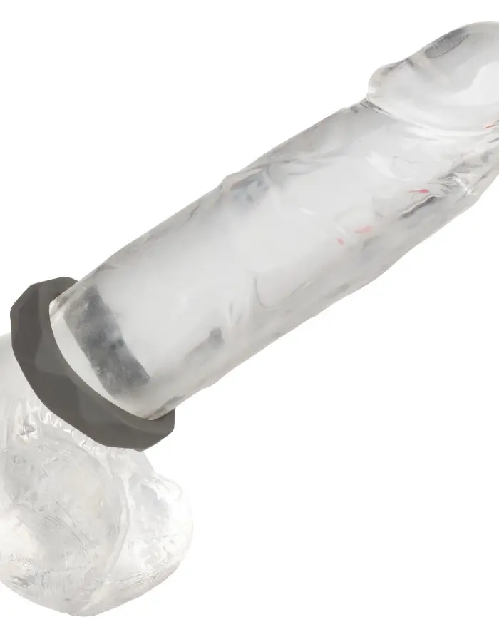 Alpha Liquid Silicone Prolong Prismatic Ring - Gray