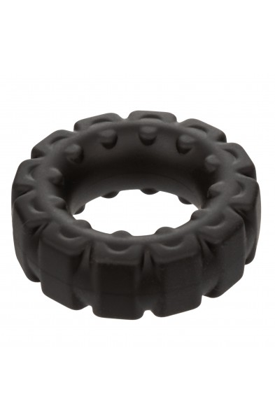 Alpha Liquid Silicone Prolong Tread Ring - Black