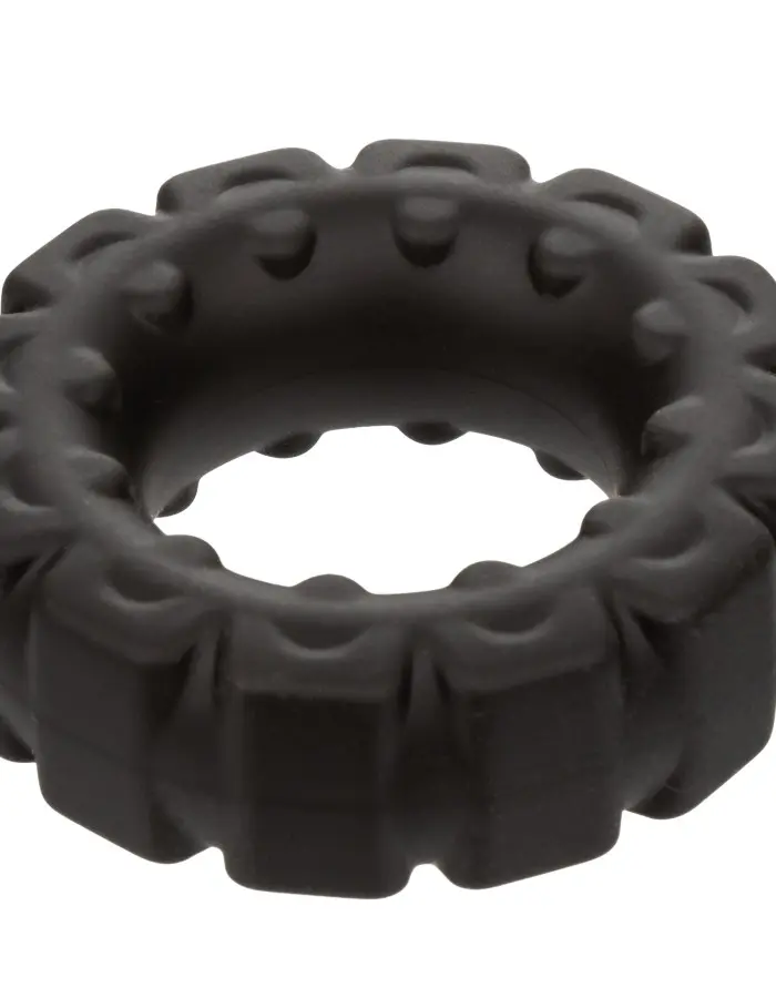 Alpha Liquid Silicone Prolong Tread Ring - Black