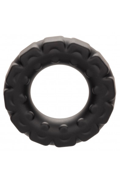 Alpha Liquid Silicone Prolong Tread Ring - Black