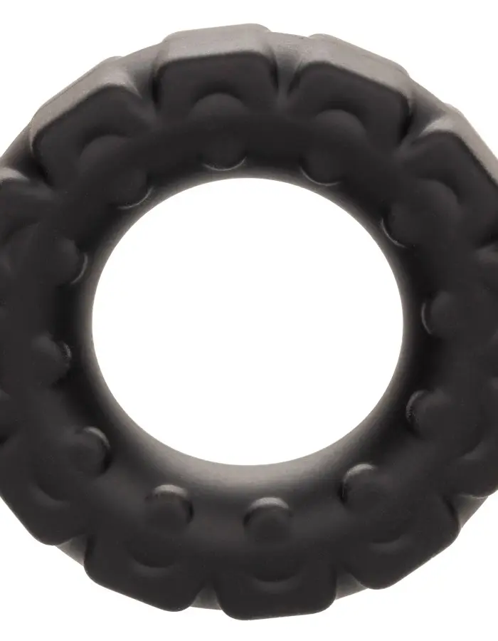 Alpha Liquid Silicone Prolong Tread Ring - Black