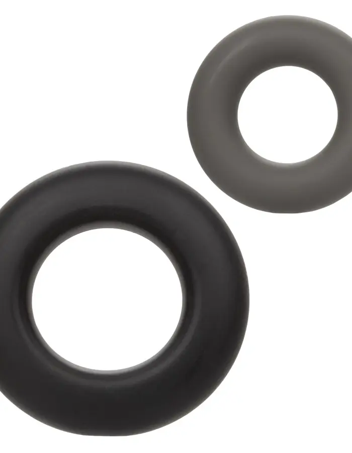 Alpha Liquid Silicone Prolong Set of 2 - Black/gray