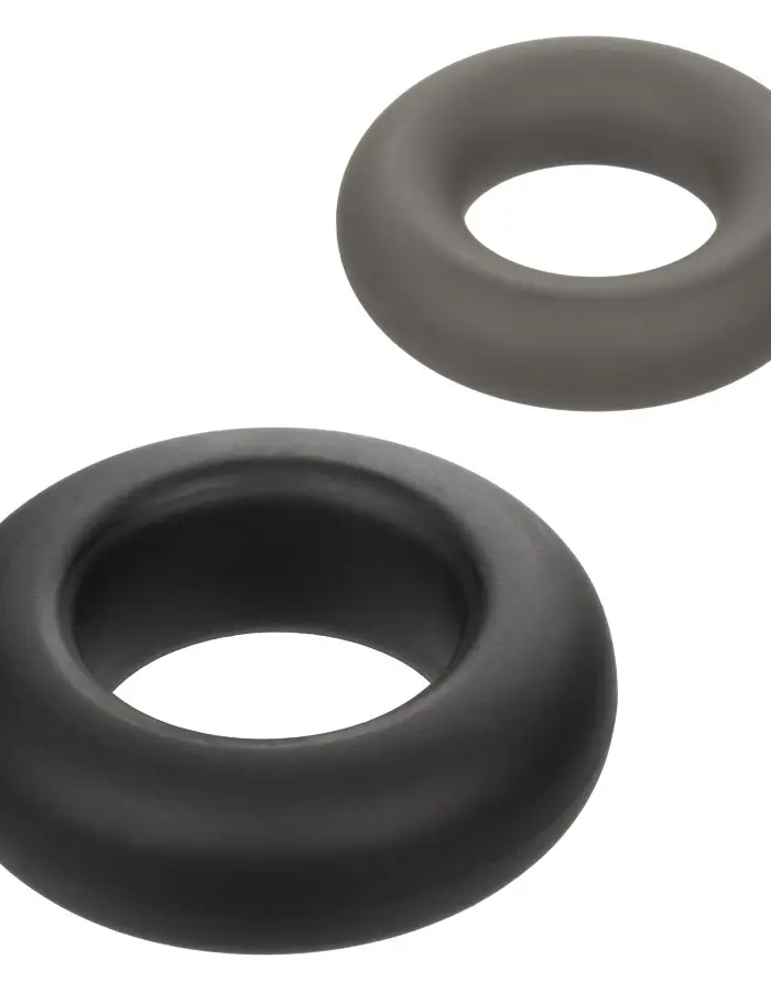 Alpha Liquid Silicone Prolong Set of 2 - Black/gray