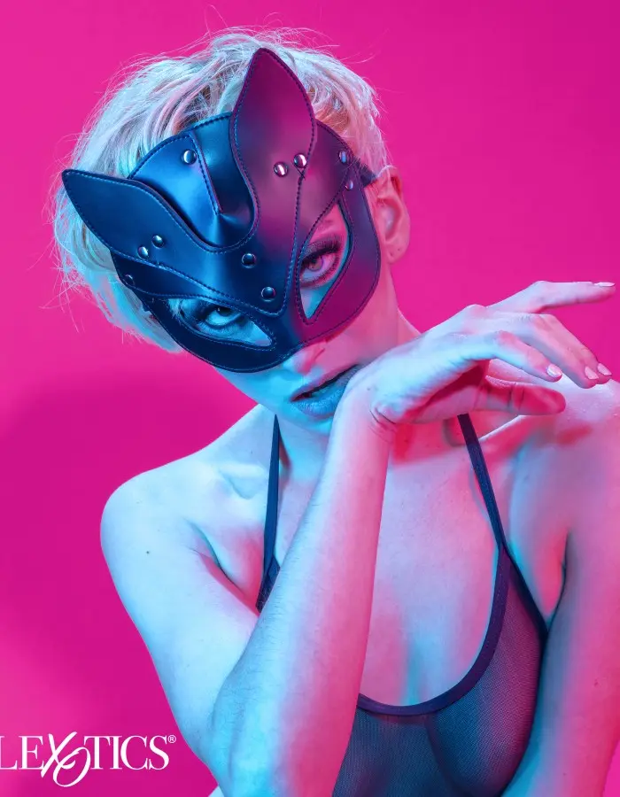 Euphoria Collection Cat Mask - Black