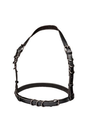 Euphoria Collection Halter Buckle Harness - Black