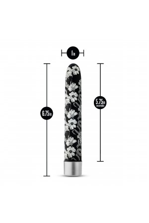 The Collection - Eden - 7 Inch Rechargeable Vibe - Black