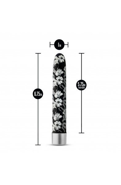 The Collection - Eden - 7 Inch Rechargeable Vibe - Black