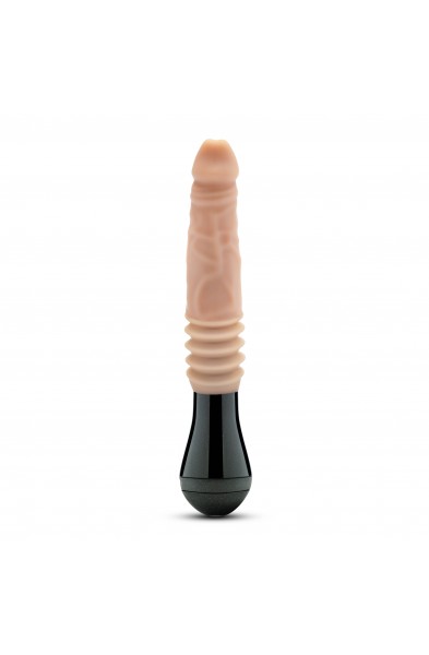 Dr. Skin Silicone - Dr. Knight - Thrusting  Gyrating Vibrating Dildo - Beige