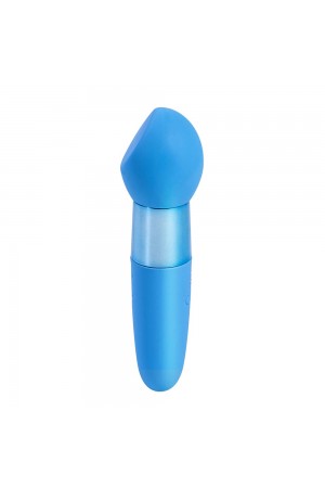 Rina Rechargeable Dual Motor Silicone 15- Function Vibrator - Blue